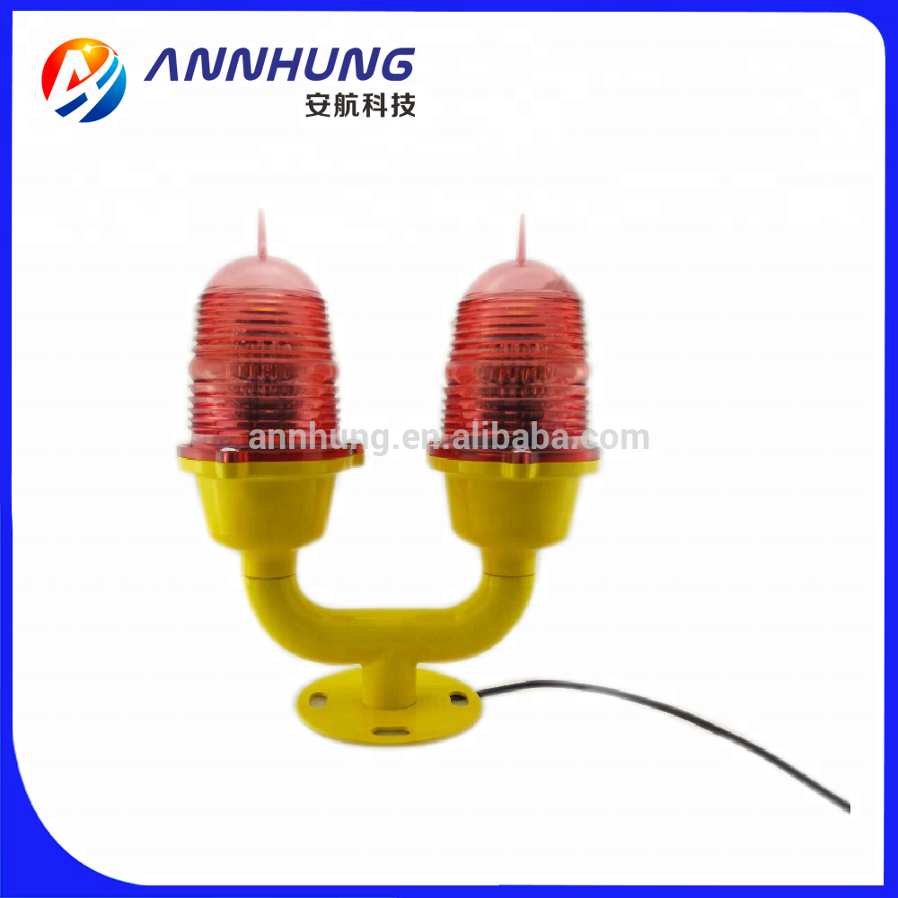 FAA Standard Double Aviation Obstruction Light for lower than 45 Building