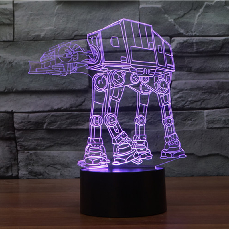 Hot sale New table Lights 3D Night Light Animal  building Shape Lamp