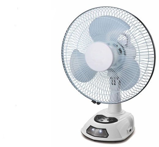 Rechargeable DC fan 12inch table fan led USB fan