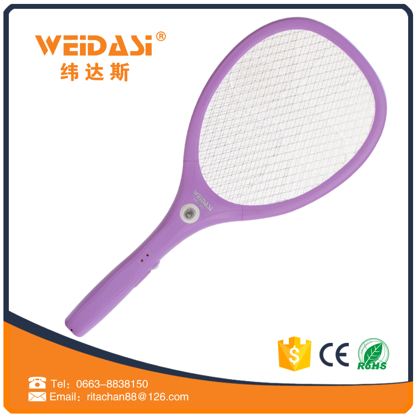 weidasi electric fly swatter bat indoor mosquito killer for sale