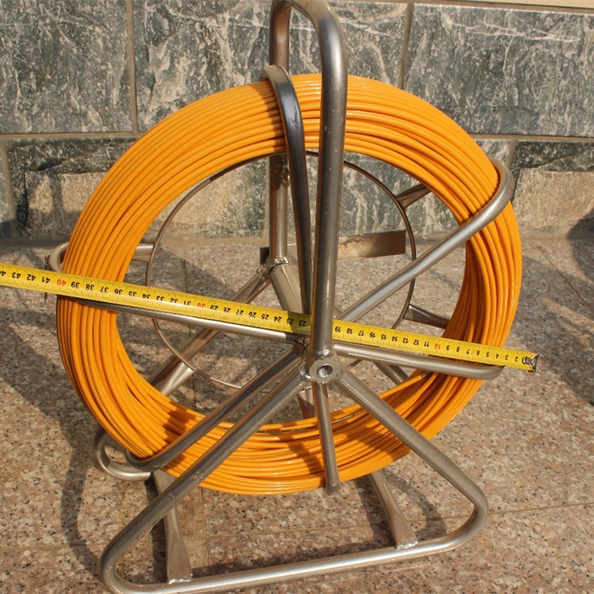 11mm*300m Fiberglass Duct Rodder Pull In Cable roller