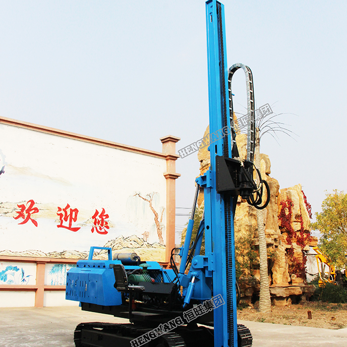 China factory deliver pile post driver crawler vibratory hammer pile driver