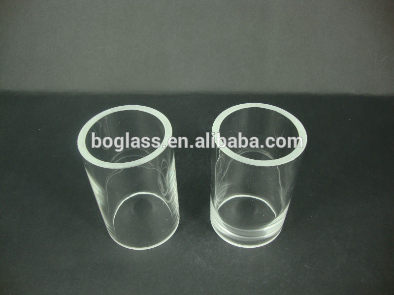 clear 21% lead glass tube for X-RAY with size OD73xH114xT6mm