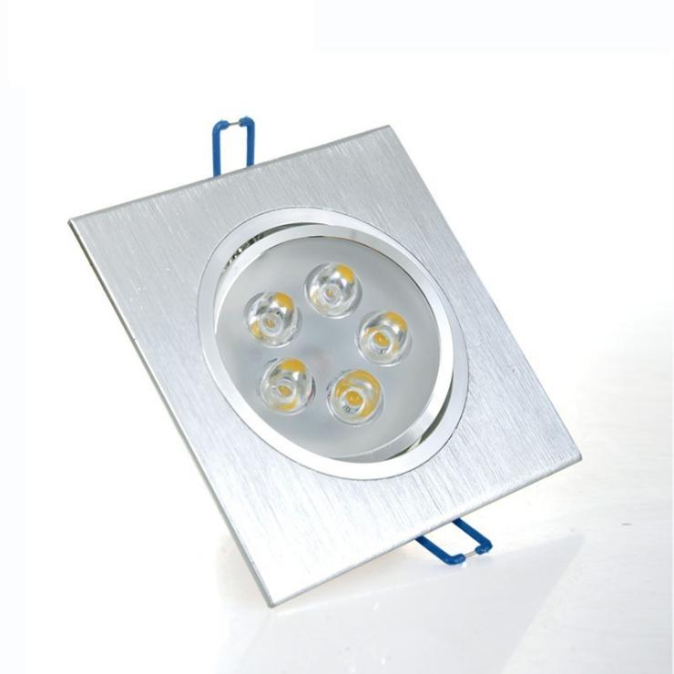 China LED Manufacturer CE ROHS AC85-265V New Square 5W Recessed LED Ceiling Light,Ceiling LED Light, LED Ceiling Lamp