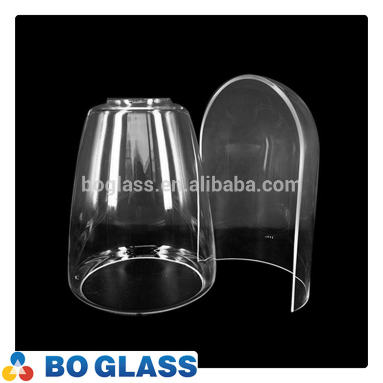 Clear Half Dome Glass for Lighting Covers and Shades