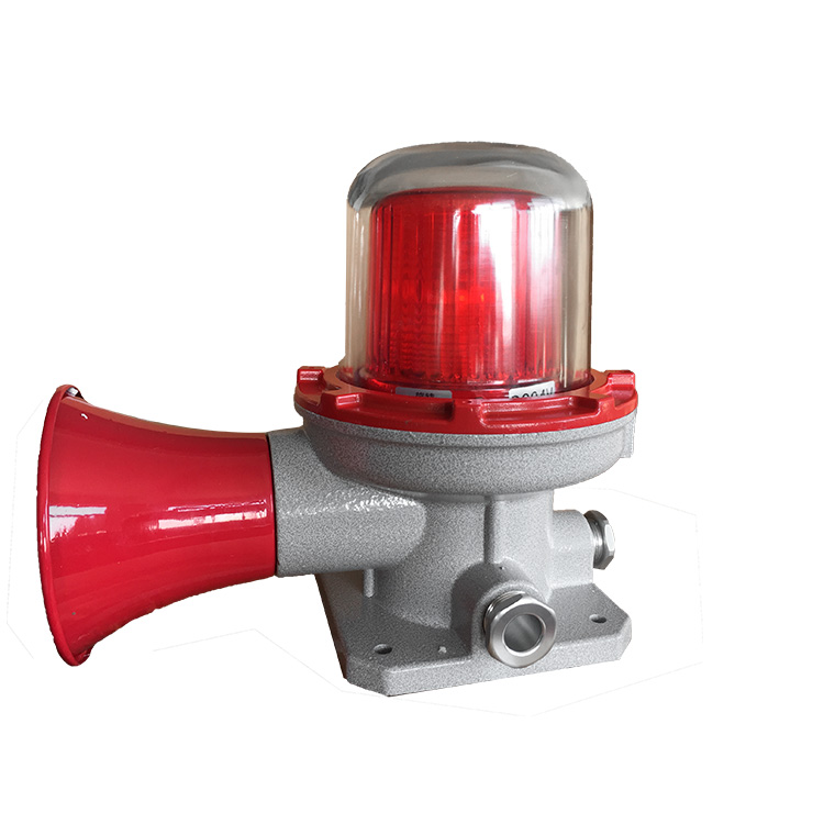 emergency warning alarm siren with strobe light