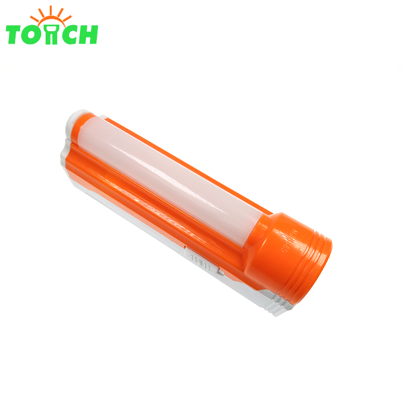 India hot sale cheap plastic led flashlight torch light for AA battery