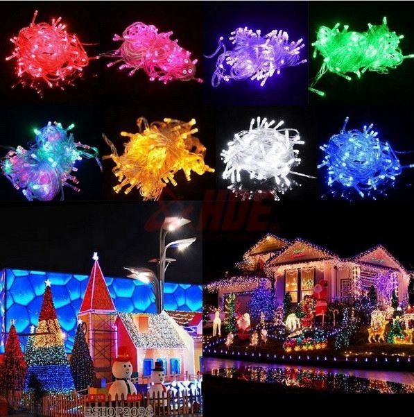 Waterproof Long Fairy Lights for Christmas Decoration Outdoor 10M