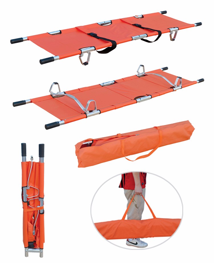 Emergency Folding ambulance Stretcher used shrinker ambulance Stretcher for sale