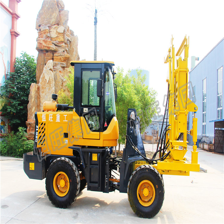 fence post machine driver portable pile driver for sale