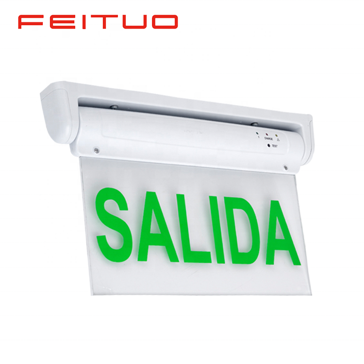 Hot sales professional good quality hanging exit sign