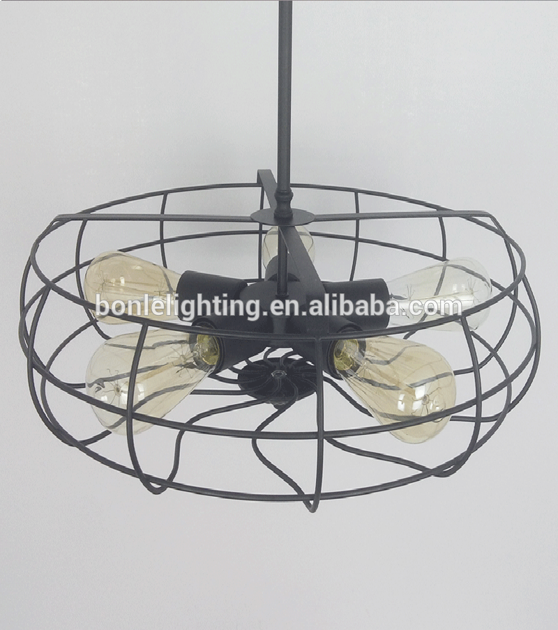 Vintage Retro Fan Style Ceiling Lamp pendant light Industrial lighting