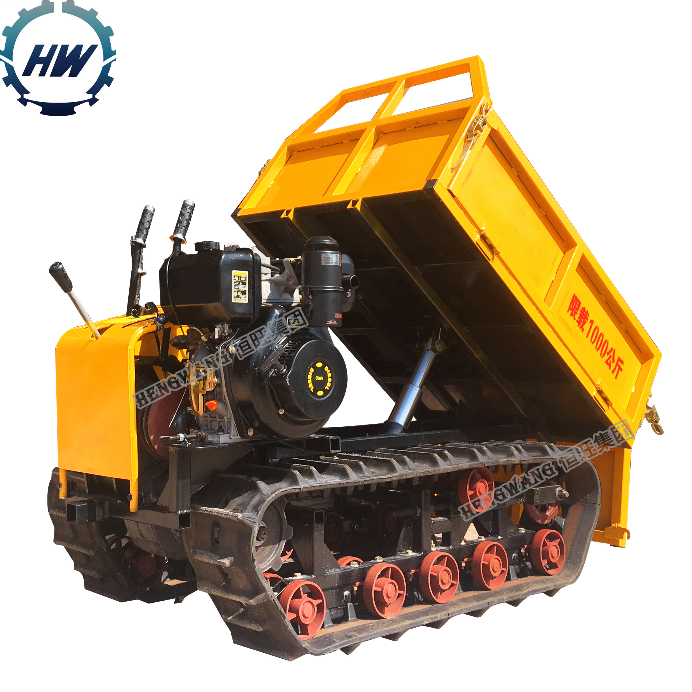 High quality mine/agriculture/garden mini dump truck /crawler dumper/diesel loader price