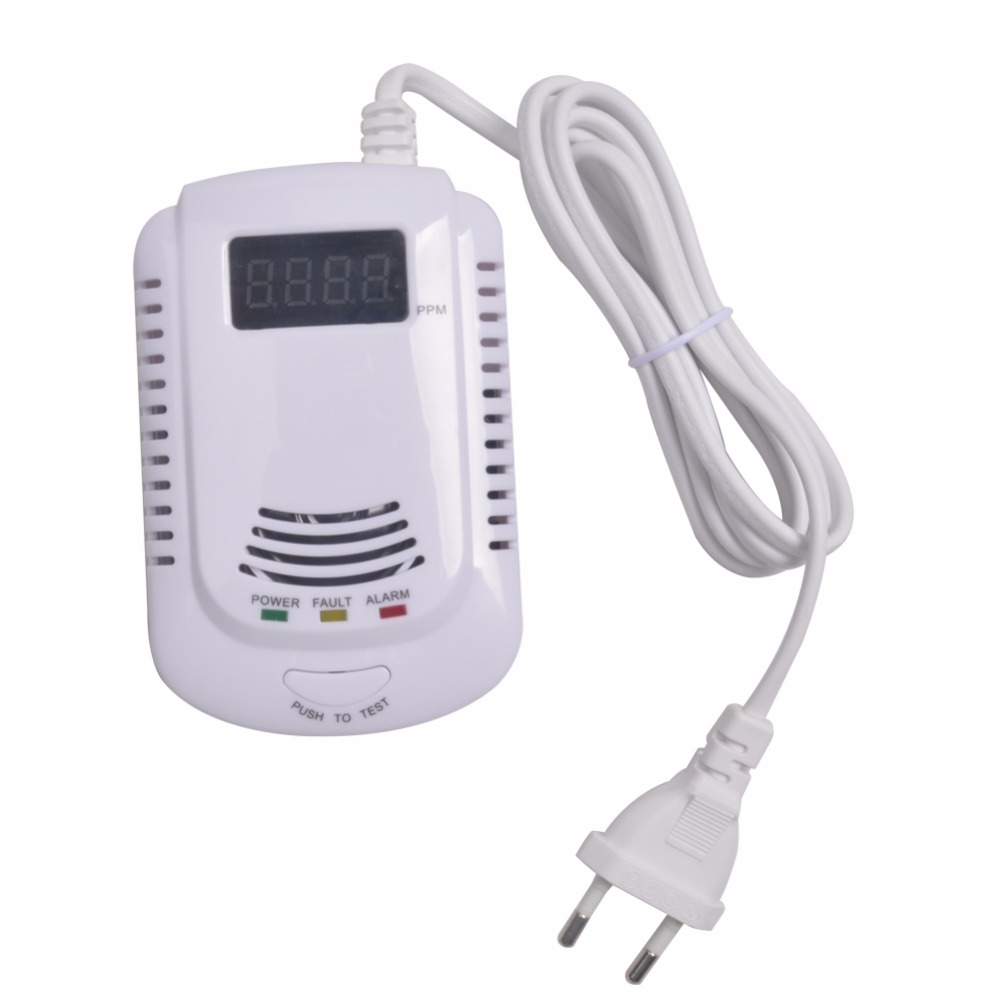 Wholesale price Kitchen independent lpg gas leak detector with lcd for home use