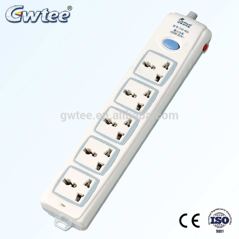 2017 New products FXD-B08 220-250V 10A 2500W competitive price power strip