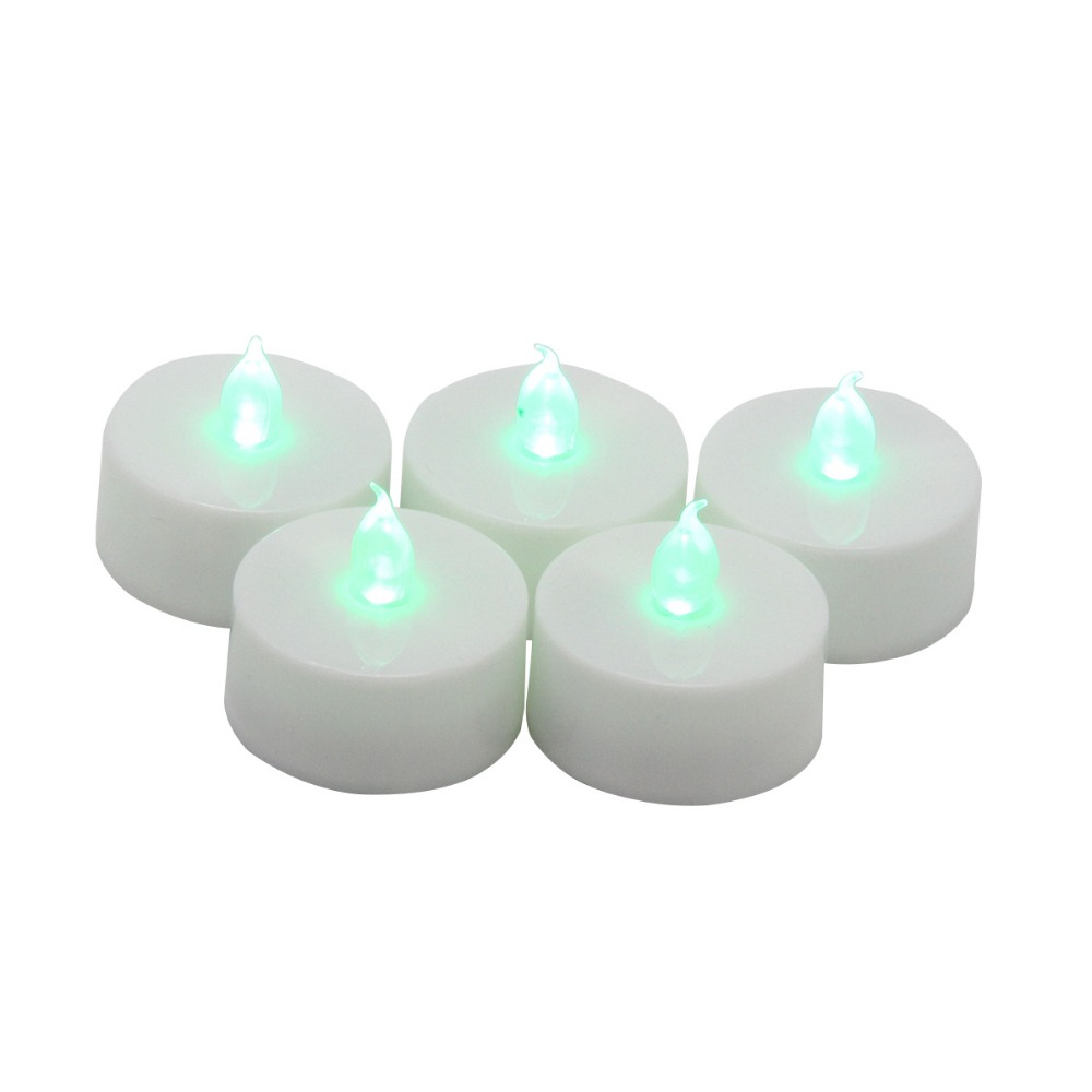 hot sale battery operated flickery flameless plastic mini led tea light candle