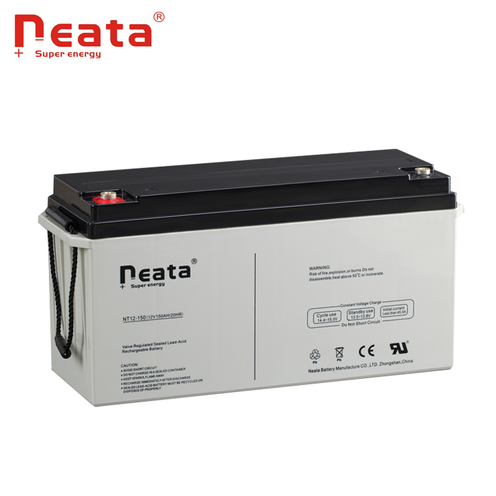 Solar battery 12v 1000ah 150 amp for solar system led light fan heater electric appliance energy saving