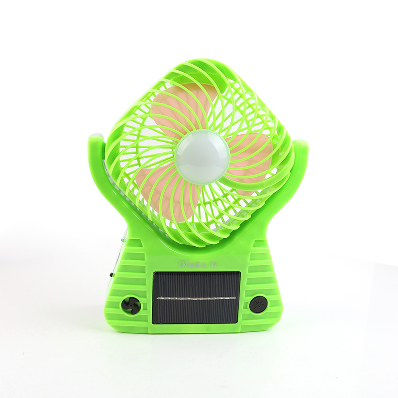 SOLAR PANEL Rechargeable 21 SMD light with mini fan emergency light popular fan light JA-1991