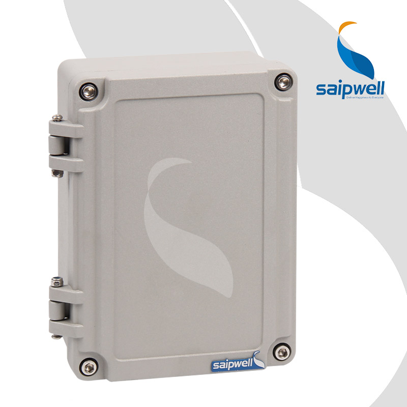 Saip/SAIPWELL factory DIY CE RoHs approved aluminum electrical switch waterproof box enclosure with outlet holes