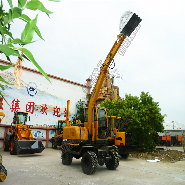 Good quality mini wheel excavator for sale/bucket for excavator