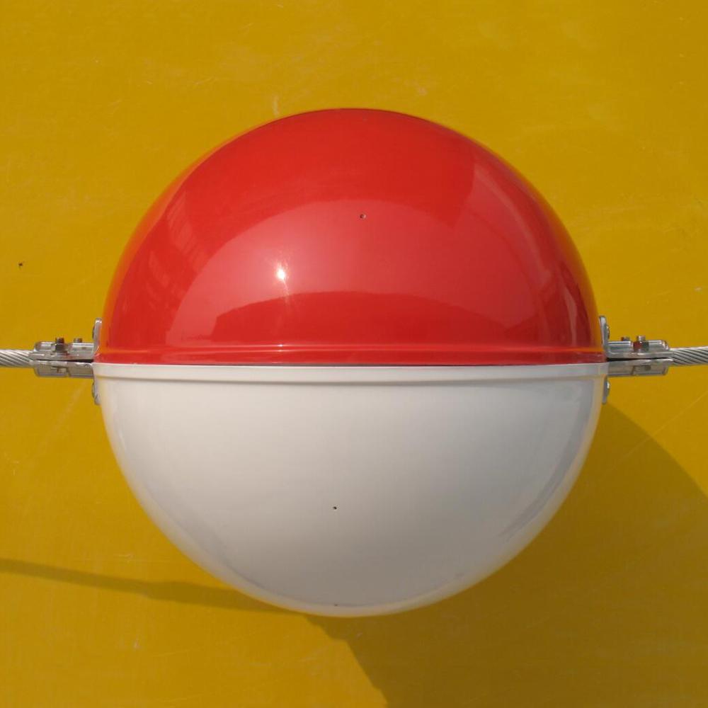 600mm Overhead Wire Marker Fiberglass Plastic Aerial marker balls for Power lines