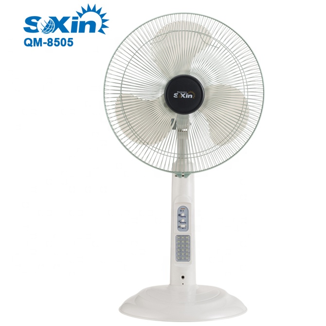 AC/DC 13 inch rechargeable battery lifting fan with led emergency light(QM850A)