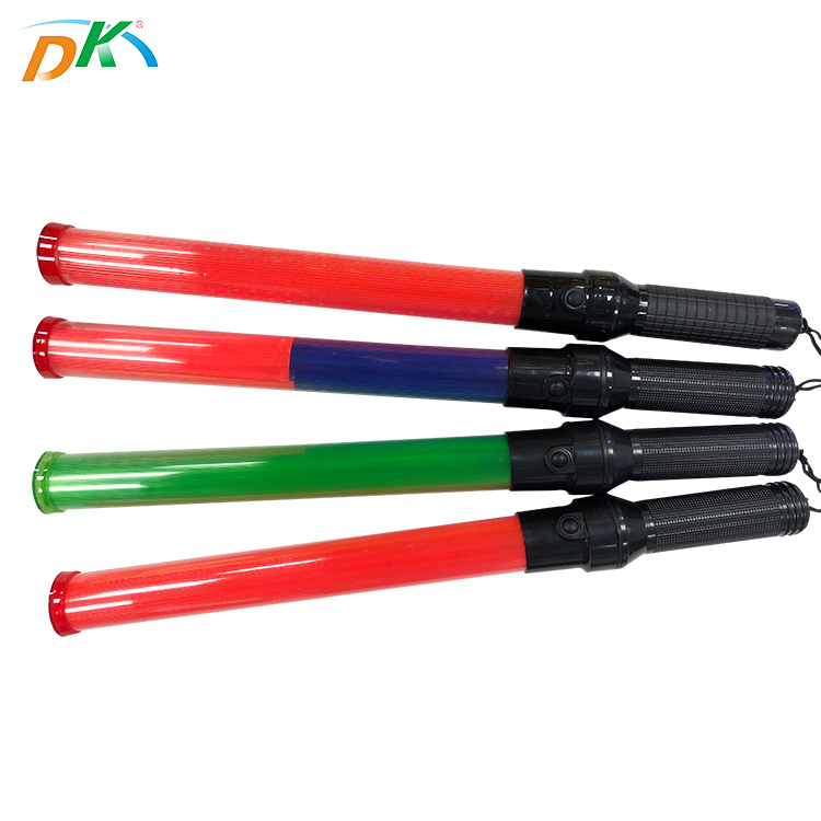 DK police safety long traffic baton flashing warning light manufacturer