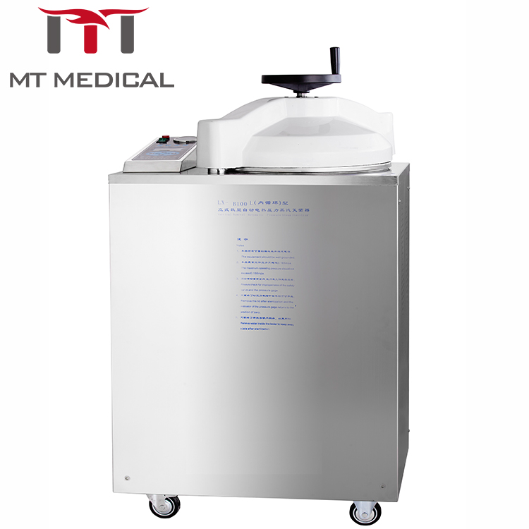 Hospital LCD Vertical Steam Autoclave Sterilizer Intelligent auto medical Internal Cycle Sterilizer