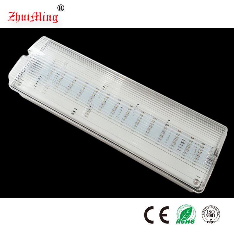 Rechargeable LED Industrial Emergency Light Bulkhead for Buildings