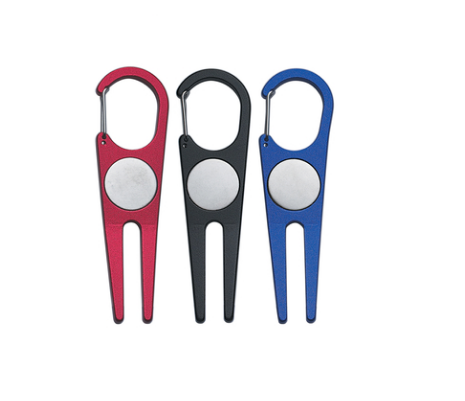 Stock wholesale rotatable and foldable golf accessories divot repair tool