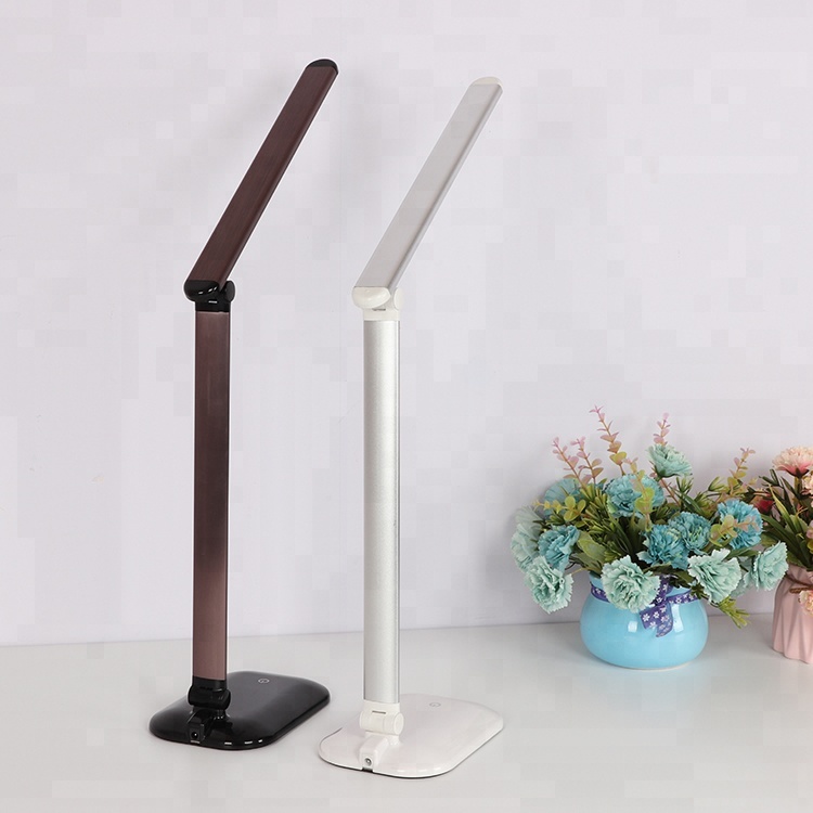 Shenzhen Supplier 300Lumen Eye-Caring Cheap Touch Control Mini Table Light Portable Adjustable Aluminum Desk Lamp