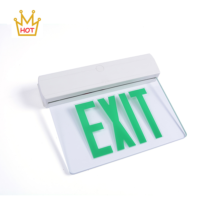 Exit and emergency lighting emergency led exit light emergency power running man exit sign light with battery