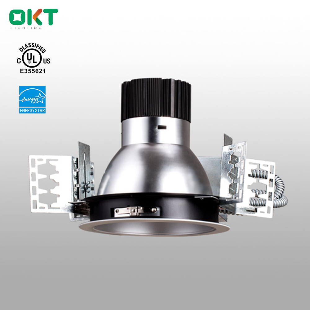 OKT Lighting energy star ul cob 8 led recessed downlights retrofit kit 18w 27w 40w 54w