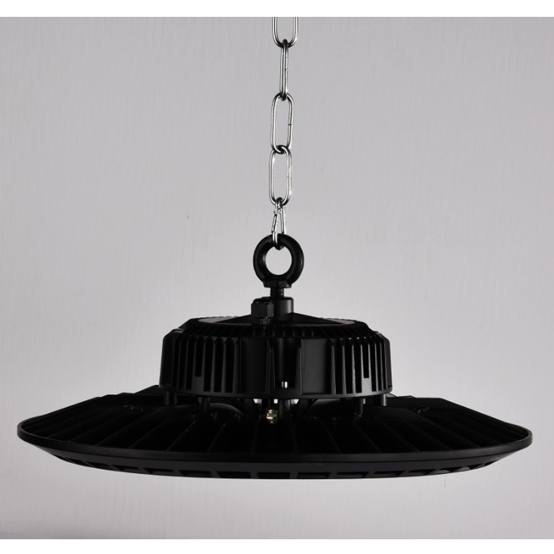 Black Aluminium Case Industrial Warehouse Lighting UFO Led High Bay 200w High Bay Lamp