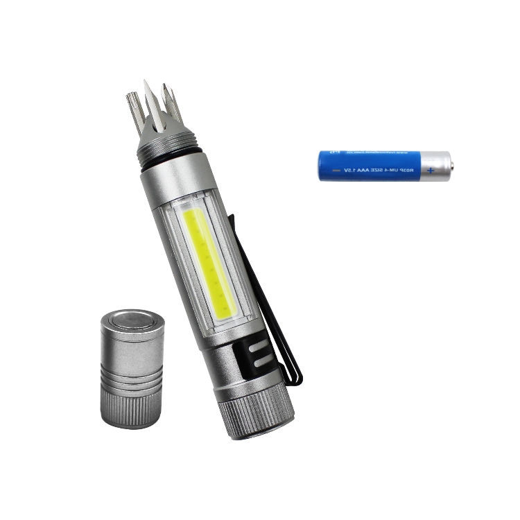 Promotional Magnetic Pen mini flashlight with screwdriver