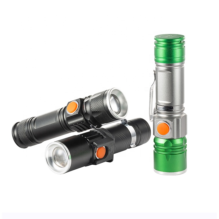 Multifunction Portable Torch  Mini USB Torch Led USB Rechargeable Flashlight