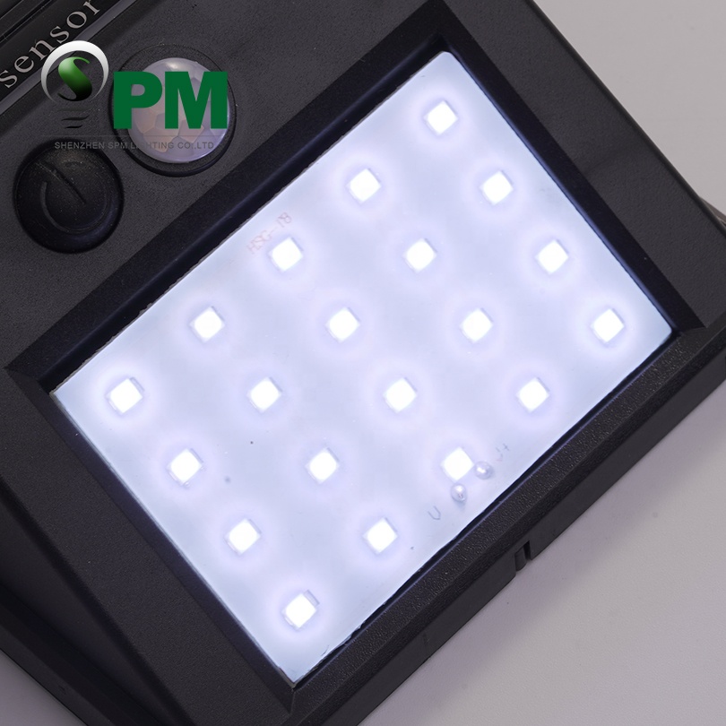 Good quality ABS IP65 solar led wall wash light