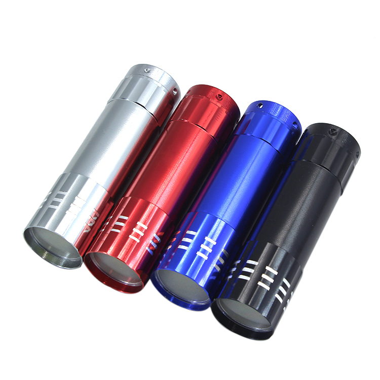 COB Full Aluminum Super Brightness Mini Portable Flashlight