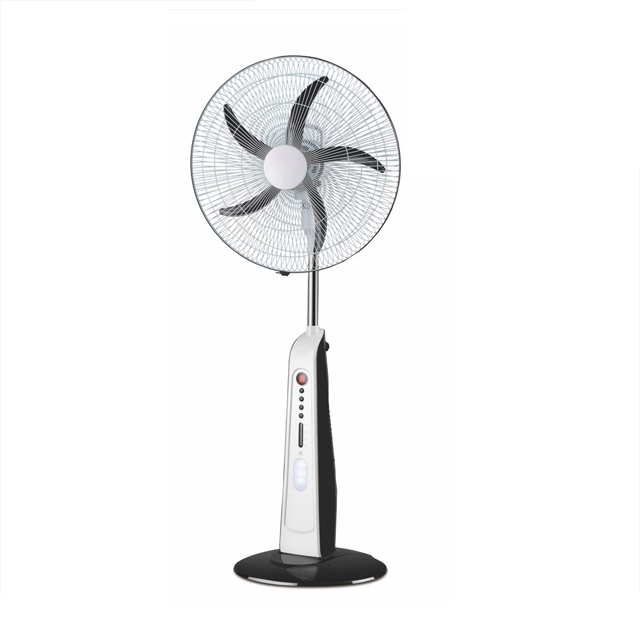 12V battery rechargeable fan solar powered standing fans electric