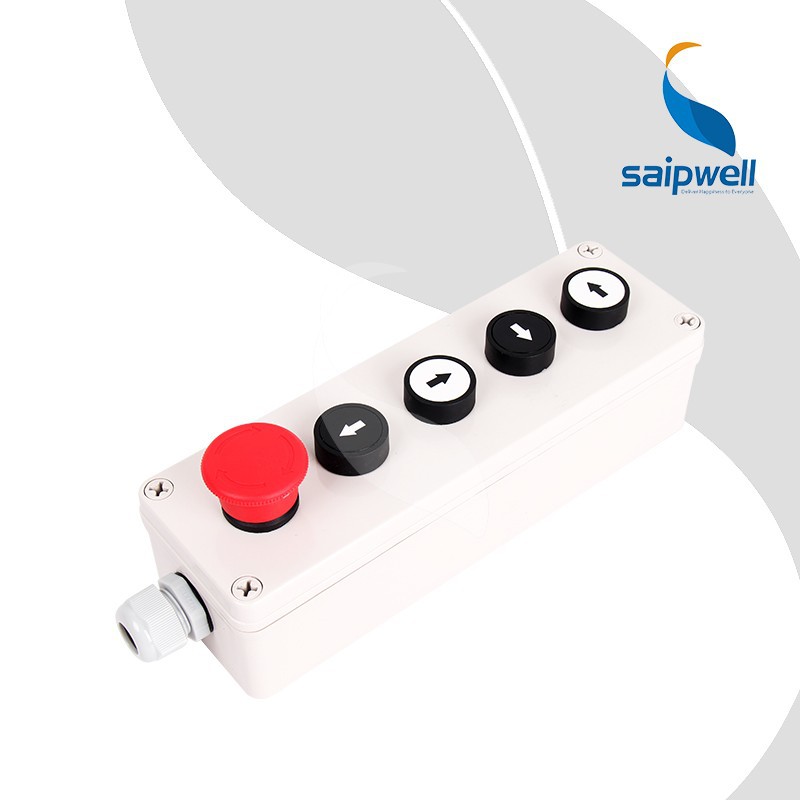 SAIP/SAIPWELL Direct Selling 5 Position Control Box ABS Electrical Box