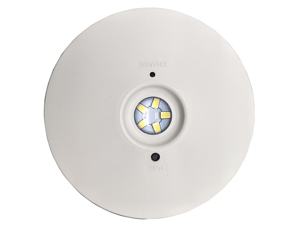 Round Battery Powered Plastic LED Emergency Light