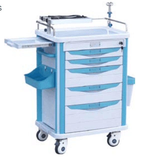 Hospital cheap ABS anesthesia medication emergency crash cart