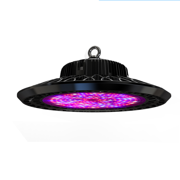 Hydroponic system 100w led high bay light ufo grow light full spectrum with uv ir