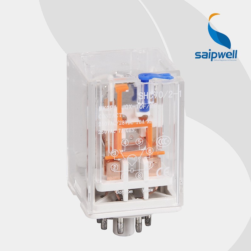 SAIPWELL/SAIP New Design 8 Pin Socket Type Electrical Miniature Power Relay