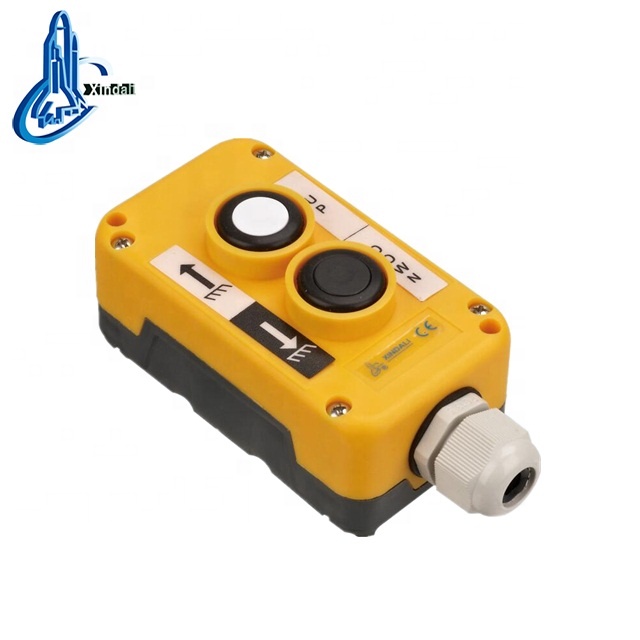 XDL10-EPB2 electrical hoist Plastic Electrica pushbutton control stiations/waterproof control box switch ip54 xindali