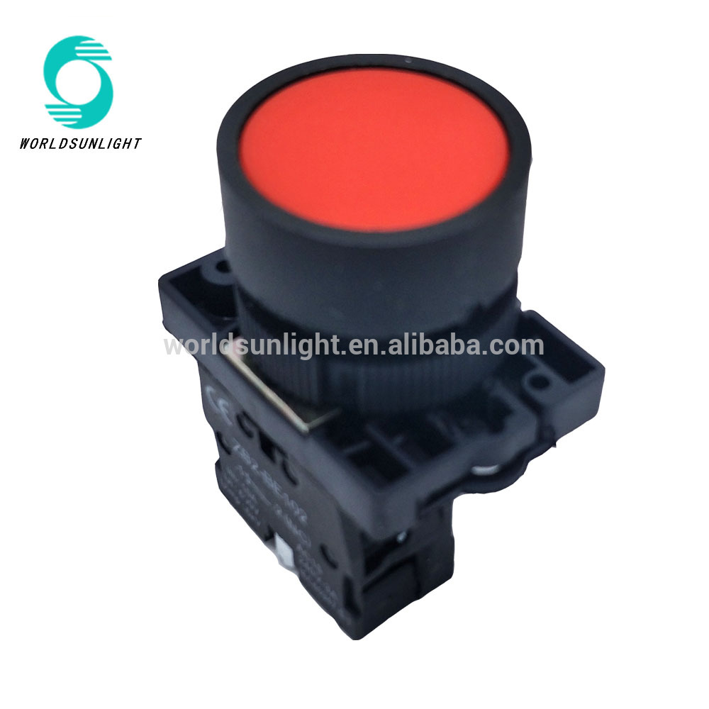 XB2-EA42 Flat 1NC Momentary electrical circuits control red push button switch