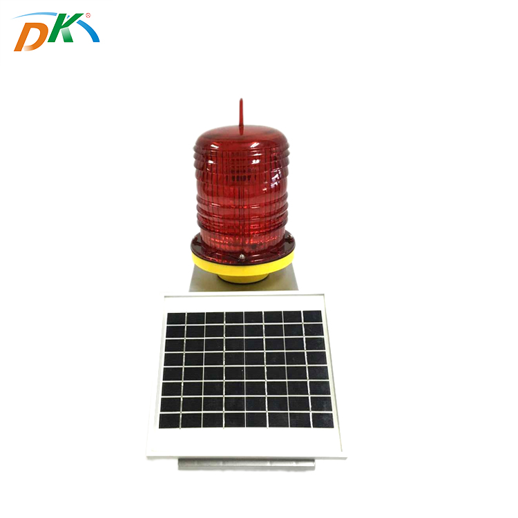 High quality Solar powered led aviation obstruction warning light