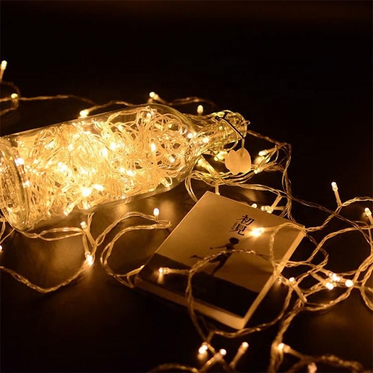 customized waterproof warm white led string light holiday festoon decoration light