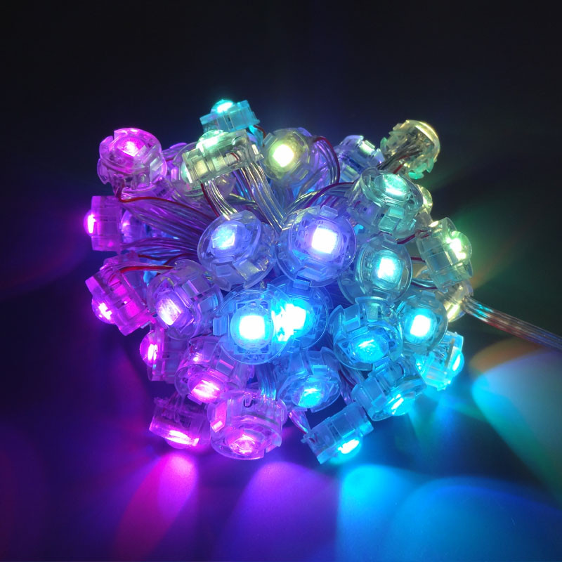 D20 ws2811IC LED Digital Pixel Point Light SMD5050 LEDs Diameter 20mm DC5V Waterproof IP68 Independently addressable LED Modules