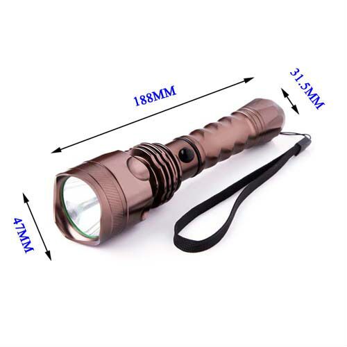 Professional Portable Emergency Waterproof LED Torch Light Super Bright 18650 Tactical Xml-t6 5model Rechargeable Flashlight